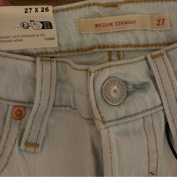 Levi’s Premium Jeans 27 Light Blue Wedgie Straight - Picture 13 of 13